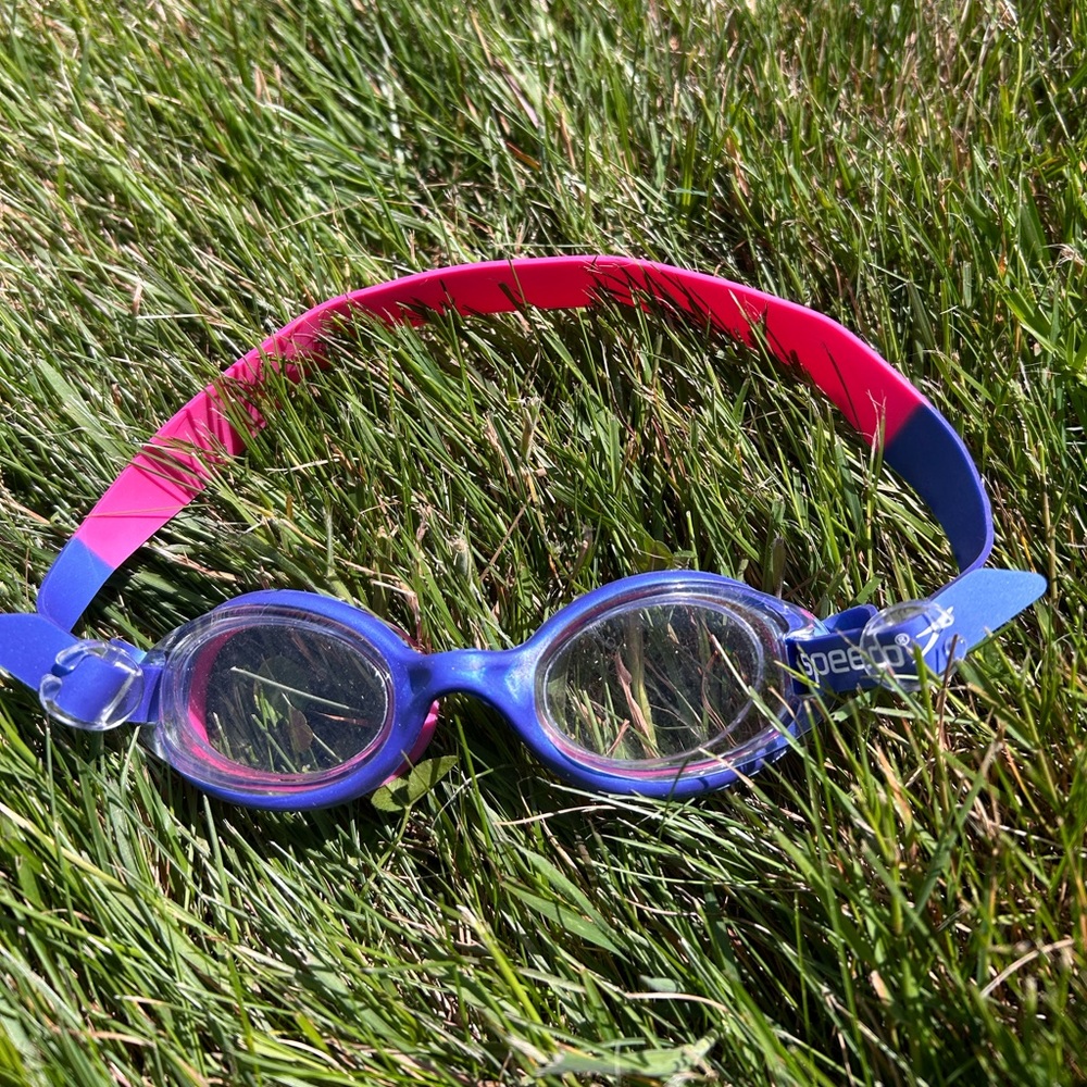 Pink and Purple Speedo Googles